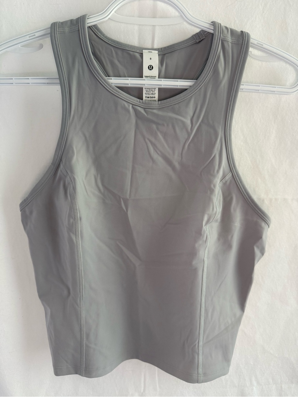 NWT Lululemon Nulux Racerback Cropped Run Tank - Size 8